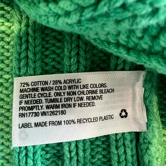 Green Ribbed Cardigan - Picture 4 of 4